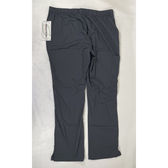Skechers Barco Scrubs 3PKT Reliance Cargo Drawstring Pants Womens LP Pewter NWT - Picture 4 of 10